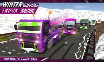 Winter Girls Truck Racing poster