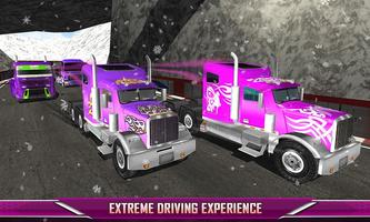 Winter Girls Truck Racing screenshot 1