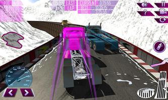Winter Girls Truck Racing screenshot 2