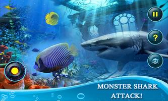 Monster White Shark Revenge 3D Cartaz