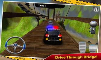 Offroad Police Jeep Chase 3D plakat