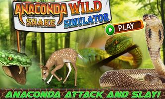 Anaconda Wild Snake Simulators الملصق