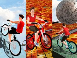 BMX Bicycle Impossible Tracks: Floor Is Lava stunt screenshot 1
