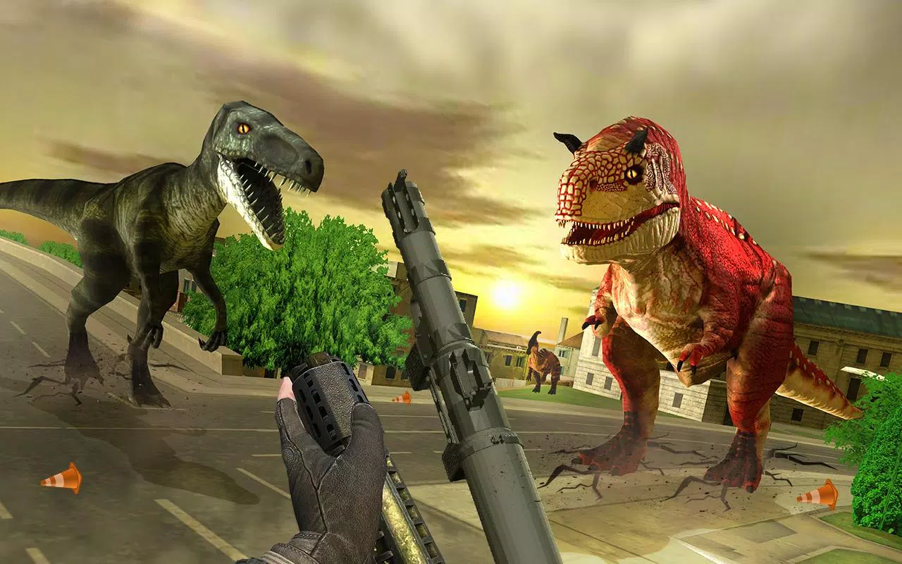 Jogo Android de Motos - Ataque de Dinossaur 