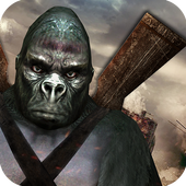 Crazy Ape City Hunter Survival Game icon