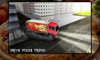 Pizza Delivery Truck 3D plakat