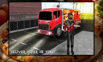 Pizza Delivery Truck 3D capture d'écran 2