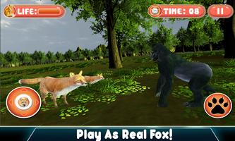 Real Fox Simulator 3D Ekran Görüntüsü 2