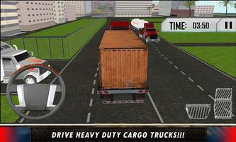 Transporter Truck Simulator 3D imagem de tela 3