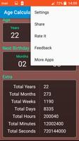 Age Calculator LIVE Plus تصوير الشاشة 3