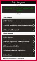 Project management poster