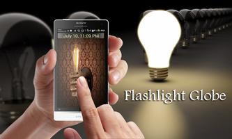 Flashlight : Globe Affiche