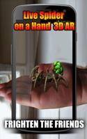 Live Spider on a Hand 3D AR Ekran Görüntüsü 1