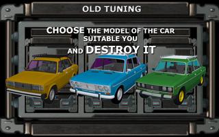 Crash VAZ Lada 2106 Old Tuning الملصق