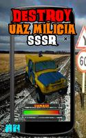 Detruisez la police UAZ URSS Affiche