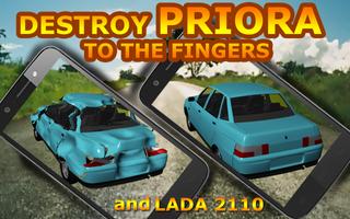 Car Crash VAZ Lada 2110 Priora screenshot 1