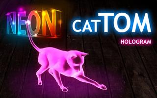 Neon Cat Tom Hologram تصوير الشاشة 3