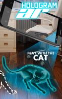 AR Hologram Cat Tom اسکرین شاٹ 1