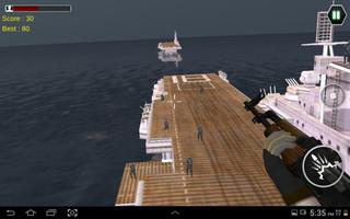 Battleship Navy Shooting 3D capture d'écran 2