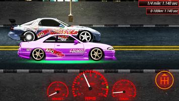 Japan Drag Racing 2D постер