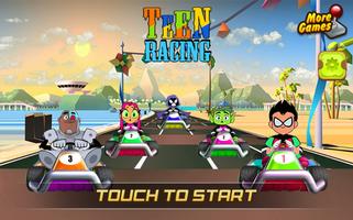 Raven Racing with heros ポスター