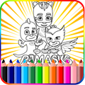 PJ Hero Masks Coloring Book