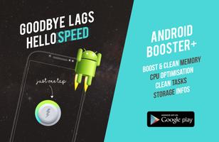 Android Booster+ Clean & Speed Affiche