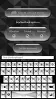 Black & White Keyboard Themes screenshot 1