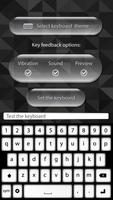 Black & White Keyboard Themes screenshot 2