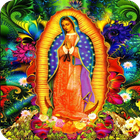 La Virgen de Guadalupe y Juan Diego ikona