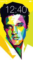 Elvis Presley Lock Affiche