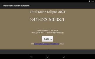 Total Solar Eclipse 2024 Countdown capture d'écran 1