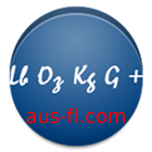 Pound Ounce Kilogram Gram Plus biểu tượng