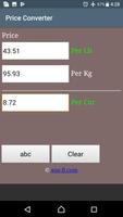 Price Converter capture d'écran 1