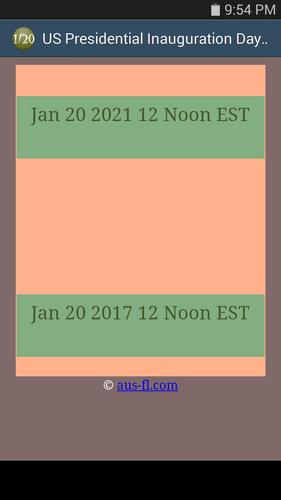 Us Presidential Inauguration 2021 Countdown For Android Apk Download