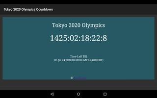 2020 Summer Olympics Countdown screenshot 3