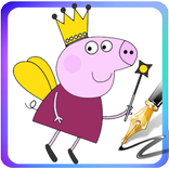 How To Draw Peppa PIg (Peppa pig Game)
