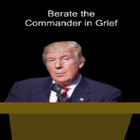 Commander in Grief: Mr. Trump biểu tượng