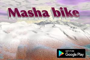 Masha bike adventure world Affiche