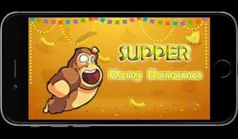Supper Kong Bananas Affiche