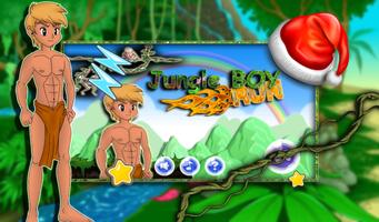 Jungle boy run: Christmas Gold poster