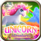 Unicorn running-icoon