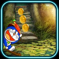 Subway Doraemon Jungle Race ポスター