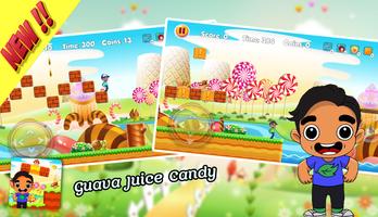 Guava Juice Candy World : Running captura de pantalla 2