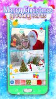 Merry Christmas Greeting Cards Affiche