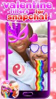 برنامه‌نما Valentine Filters for Snapchat عکس از صفحه