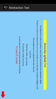 IQ test abstraction poster