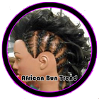 Trend of African bun icon