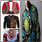 African style men clothing icône