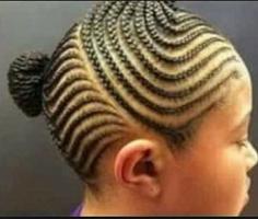 Africa child hair braided syot layar 2